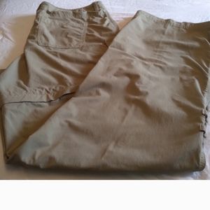North face vintage women's tan breakaway hiking camping pants. Size 12